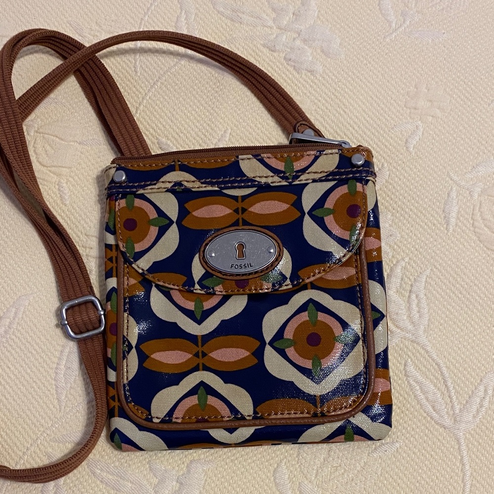 Fossil Women's Multicolor Crossbody Bag, no signs of wear